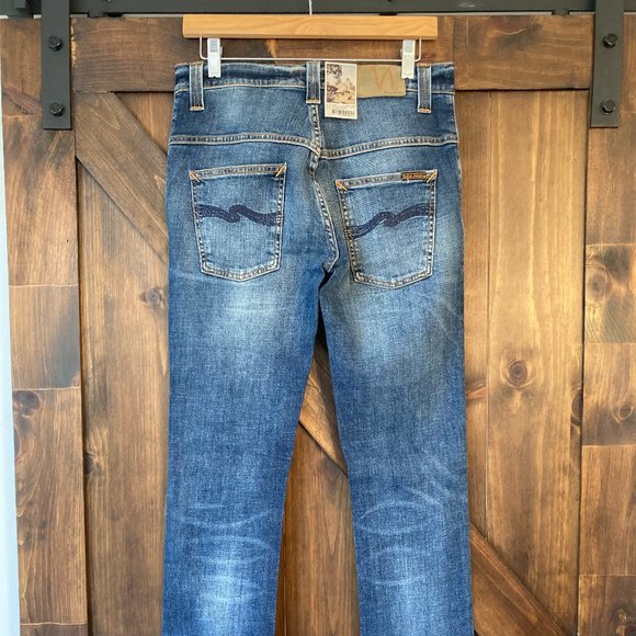 Unisex NUDIE JEANS Thin Finn Denim Pants (NWT) - Picture 2 of 4